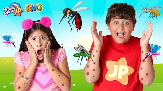 Maria Clara and JP vs mosquitoes in our house [upl. by Oidiple]