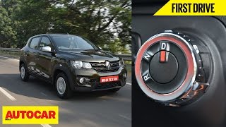 Renault Kwid AMT  First Drive  Autocar India [upl. by Tera]