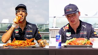 Daniel Ricciardo and Max Verstappen do a Smash N Crab job on Singapore [upl. by Gaal]