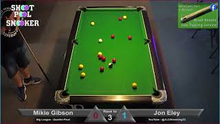 Shoot Pool amp Snooker  Big League 030824 [upl. by Anwadal]