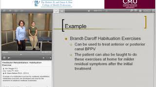 Vestibular Rehabilitation Habituation Exercise [upl. by Leraj]