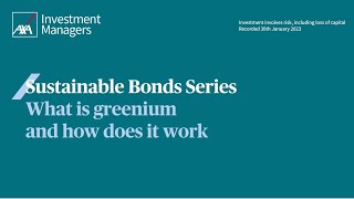 Green Bonds Series  What is greenium and how does it work [upl. by Siuluj251]