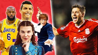 Celebrities And Footballers Talking About Steven Gerrard [upl. by Nadaha]