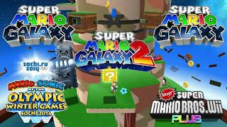 ULTIMATE MASHUP Super Mario Galaxy Buoy Base Galaxy Theme Mashup 5 songs [upl. by Karalynn]