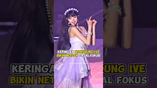 Keringat Jang Wonyoung IVE bikin netizen gagal fokus kpop shorts [upl. by Judith572]