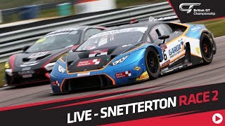 RACE 2  BRITISH GT  SNETTERTON  LIVE [upl. by Irac884]