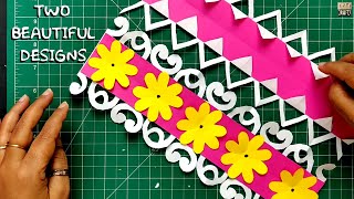 Two BEAUTIFUL Borders for Bulletin Board  DIY [upl. by Rhea]