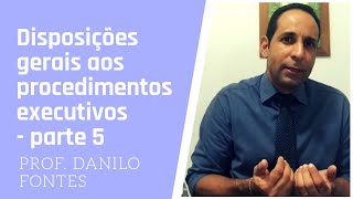 SUSPENSÃO E EXTINÇÃO DA EXECUÇÃO  Disposições gerais aos procedimentos executivos  parte 5 [upl. by Goldy]