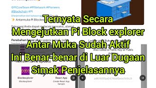 PI BLOCKEXPLORER ANTAR MUKA SUDAH AKTIF [upl. by Duleba]