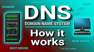 How a DNS Server Domain Name System works [upl. by Adlitam]