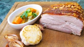 Original bayerischer Schweinsbraten nach Opa Loibl nach Chefkoch Thomas Sixt zubereiten [upl. by Atiuqel299]