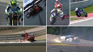 Track action 2013  Biggest Moto2™ crashes [upl. by Bronder]