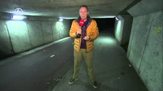 Fietstunnel Weesp  Piets weerbericht 17032014 [upl. by Phelips]