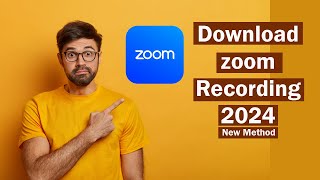 How to download ZOOM recordings from shared link easiest way  2024  how to save zoom recording [upl. by Vey102]