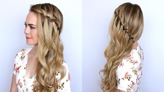 Sideswept Waterfall Braid  Missy Sue [upl. by Verina930]