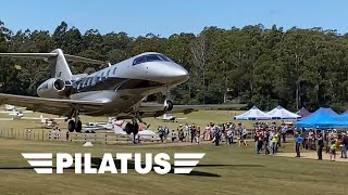 PC24 – INCREDIBLE Grass Landing at The Vale Airstrip in Tasmania [upl. by Aenea537]