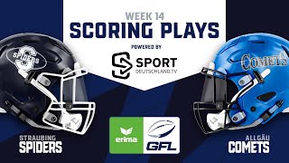 Straubing Spiders  Allgäu Comets  Highlights  ERIMA GFL 14 Spieltag  SDTV Football [upl. by Ardenia]