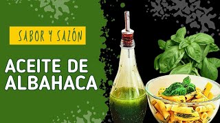 ¡ACEITE DE ALBAHACA ¡CERO DESPERDICIO PURO SABOR 🚫🌿  Valoriza cada hoja Condimentos Sazón [upl. by Sira413]