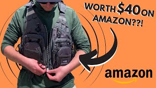 BASSDASH Fishing Vest Review WORTH THE MONEY [upl. by Sandor]