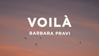 Barbara Pravi  Voilà ParolesLyrics [upl. by Eicak]