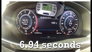 2018 VW Tiguan Allspace 20TSi 162kW acceleration Racelogic data [upl. by Leffert990]