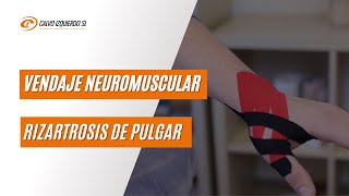 Vendaje neuromuscular para la rizartrosis de pulgar [upl. by Araht]