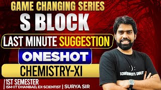 S Block Elements Class 11 MCQ 1ShotClass 11 Chemistry SuggestionClass 11 Suggestion MCQSuriya [upl. by Birgit]