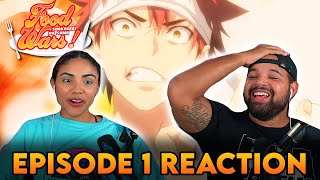 THE ANIME WE DIDNT KNOW WE NEEDED  Food Wars Episode 1 Reaction [upl. by Philippa]