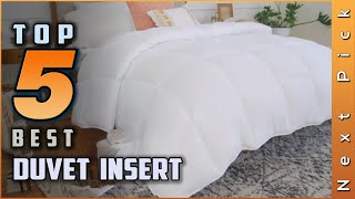 Top 5 Best Duvet Inserts Review  For Hot Sleepers [upl. by Regdor]