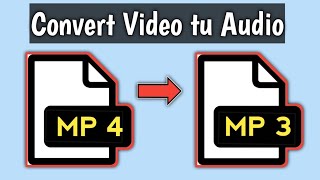 How to Convert Video to Audio File Using VLC Media Player [upl. by Liv]