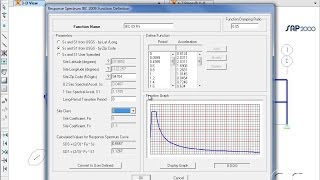 SAP2000  10 Response Spectrum Analysis Watch amp Learn [upl. by Elleirb]