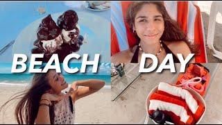 UN DIA DE PLAYA  VLOG [upl. by Kamillah]