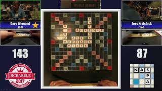 2017 Scrabble Championship 410 [upl. by Eirrek]