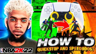 HOW TO SPEEDBOOST SPAM amp QUICKSTOP ON NBA 2K22 W HANDCAM 2K16 SPEEDBOOST  2K20 PEAKS [upl. by Aniri534]