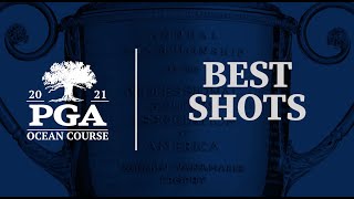 Best Shots Of The 2021 PGA Championship At Kiawah Island [upl. by Ijuy]