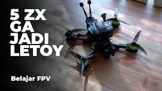 5ZX Frame Design Sendiri Jadi JOSSS  Belajar FPV [upl. by Adnilec]