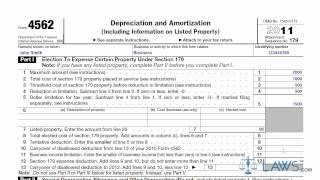 Learn How to Fill the Form 4562 Depreciation and Amortization [upl. by Coltson]