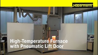 HighTemperature Furnace with Pneumatic Lift Door [upl. by Eanahs]