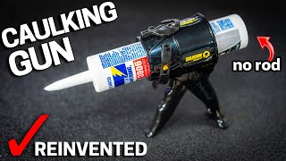 IMPOSSIBLE DESIGN Caulking Gun FITS ANYWHERE with NO ROD  Siligun [upl. by Enila]