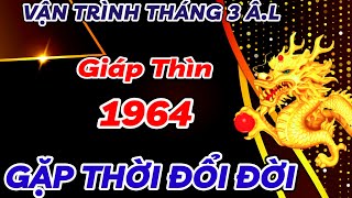 SỰ THẬT BẤT NGỜ  GIÁP THÌN 1964 THÁNG 3 ÂM  BIẾT ĐƯỢC MỆNH TRỜI GẶP THỜI PHẤT MẠNH ĐỔI ĐỜI GIÀU [upl. by Eimilb836]