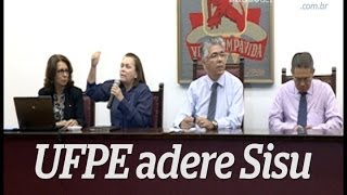 UFPE adere ao Sisu [upl. by Sheffy]