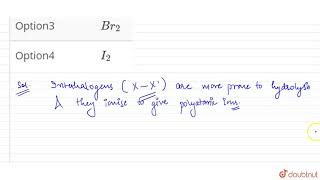 In general interhalogen compounds are more reactive than halogens except [upl. by Stormie]