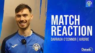 Darragh OConnor  Post Match  Airdrie [upl. by Fionna]