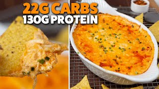 Cottage Cheese Buffalo Chicken Dip  Quick Cheap High Protein [upl. by Audrie]