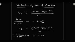 Cost of Irredeemable debentures  Text book credits Financial Management Dr A Murthy [upl. by Fai]