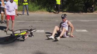 Triathlon Crash Compilation [upl. by Schreibe348]