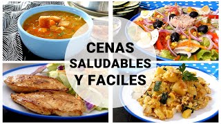 Cenas Saludables y Rápidas para Bajar de Peso 👌 [upl. by Flanders489]