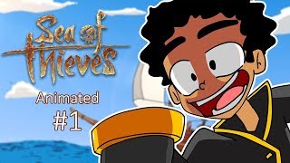 The Surprise Megalodon  Sea of Thieves Animated Skit 1 [upl. by Eivod]