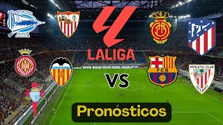 PRONÓSTICOS de La Liga de España  Jornada 6  futbol predictions [upl. by Maiah865]