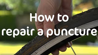 How To Fix A Punctured Bicycle Tube [upl. by Edda736]